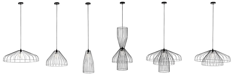 Parachute pendant lamp - Brand: Ligne Roset, Designer: Nathan Yong