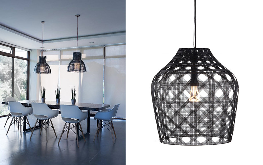 From left: Urban and Macarena pendant lights – Brand: Schema from the Philippines