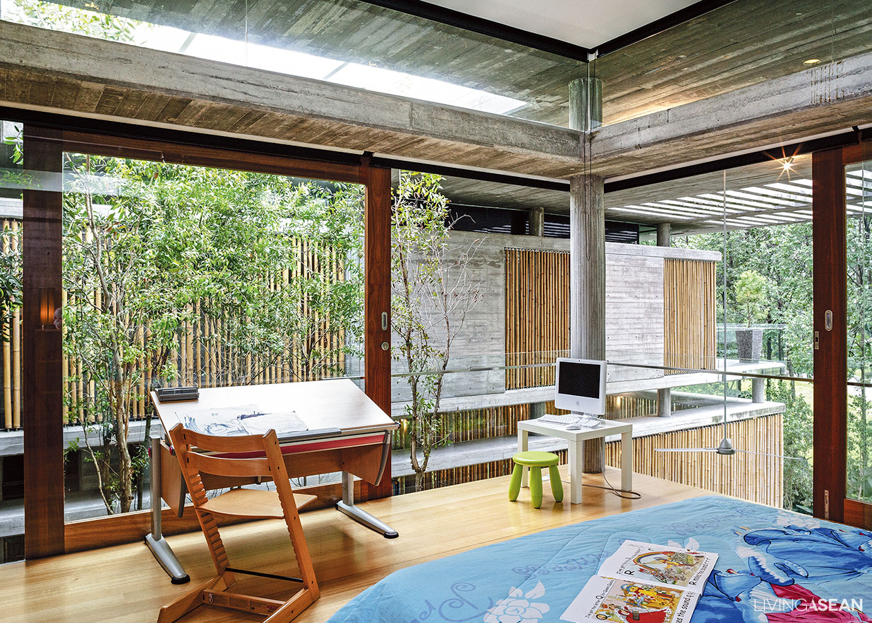 Modern Tropical Bamboo House