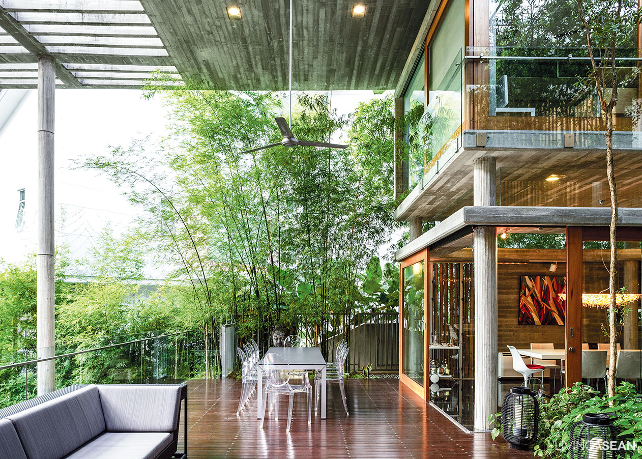 Modern Tropical Bamboo House