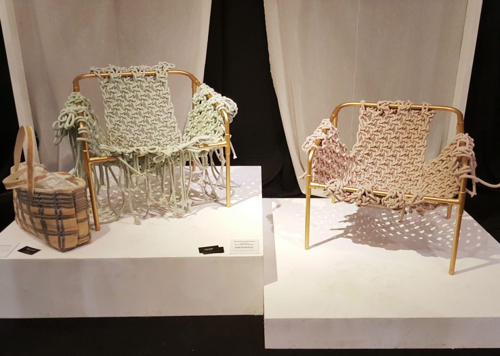 Fashion modern chairs in mock-up settings by Budij Layug