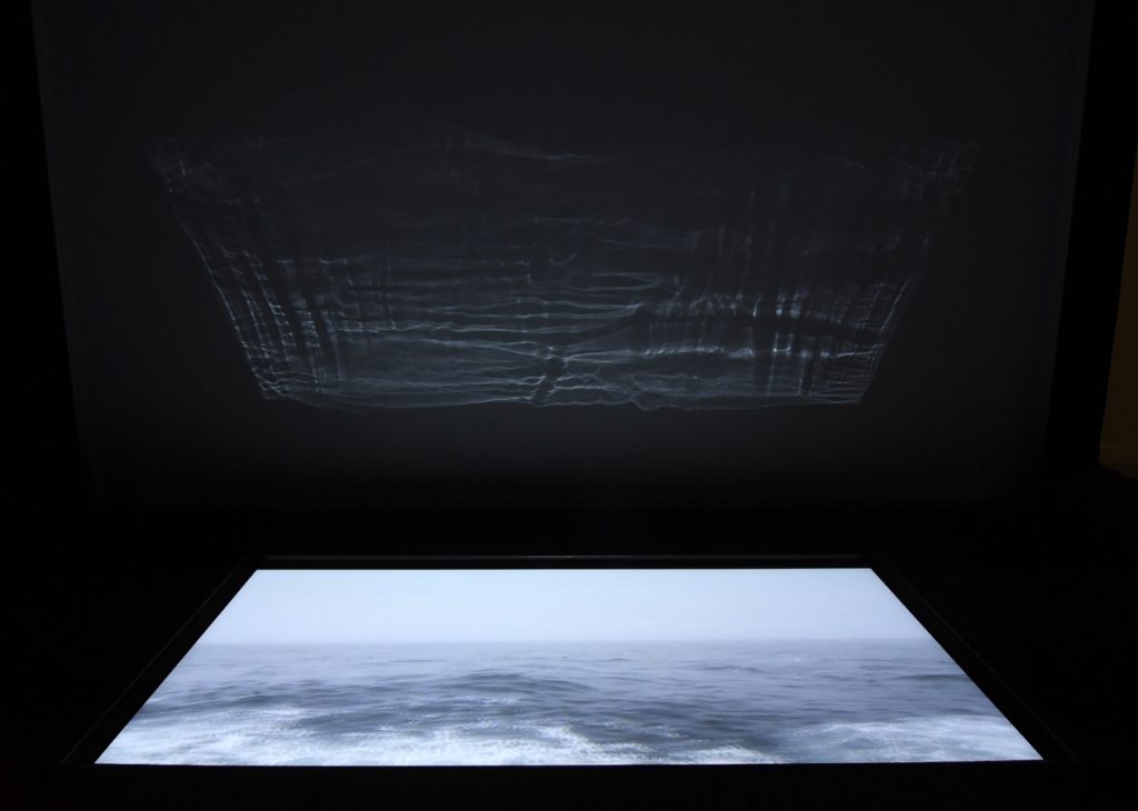 This spectacular light and sound installation work draws the relationship between humans and the sea. – Endless Hours at Sea by Martha Athienza (The Philippines) 