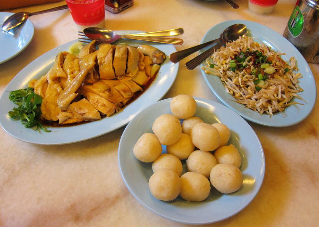 Chicken rice balls of Malacca