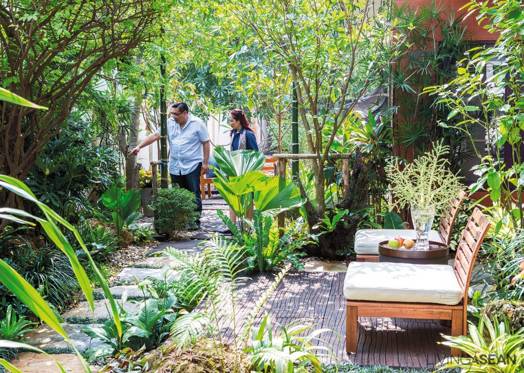 Simple Tropical Garden Ideas : A Tropical Garden An Oasis In The Midst