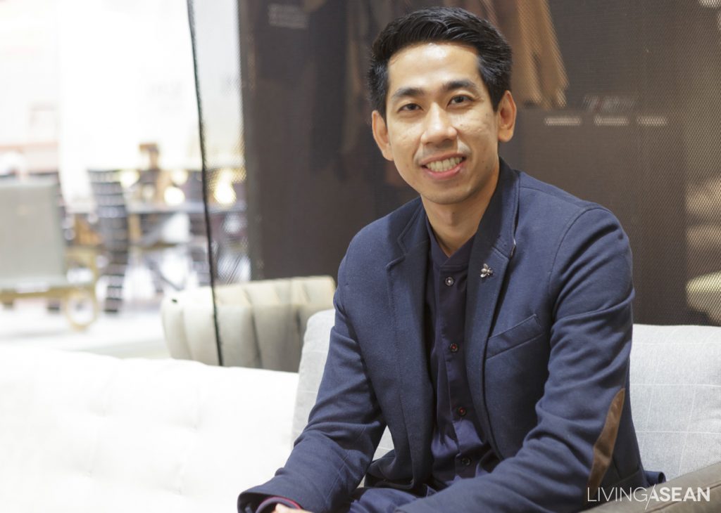 “This year we launch “Mobella Home,” a collection of accessories inspired by traditional Thai handcrafted items. Our goal is to show the charm of Asian design to the world,” Anupol Yooyuen, design director at Mobella.
