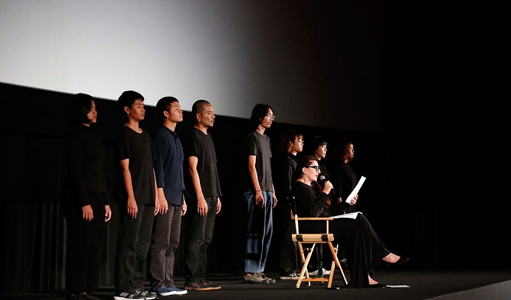 Abramovic reading her life manifesto