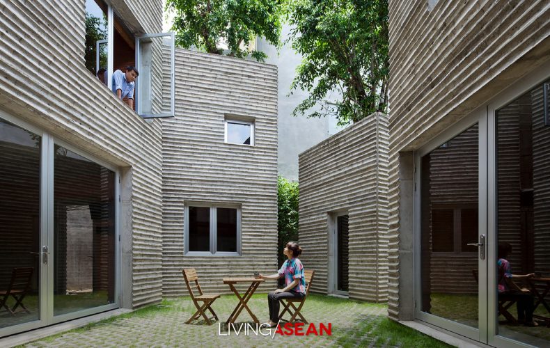 Pleasant Box-shaped Concrete Houses in Vietnam