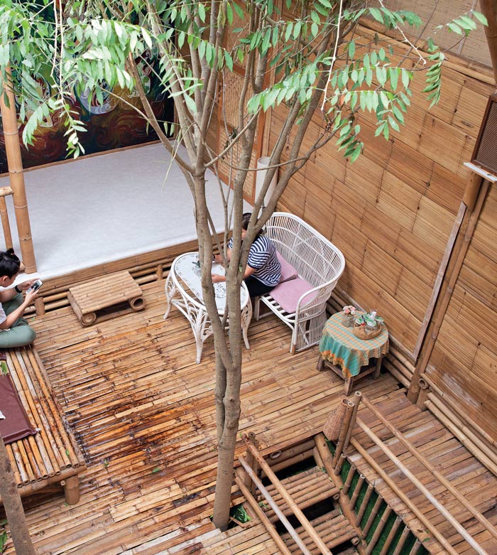 bamboo house