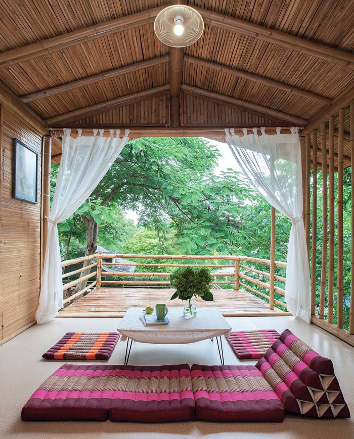 bamboo house