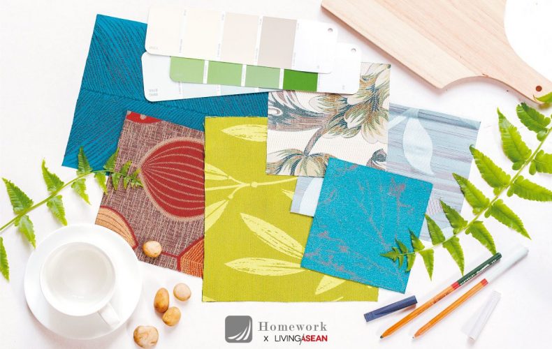 Homework Fabrics with Style; Warm, Relaxing Tropical Elegance