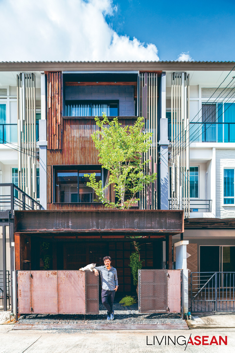 three-storey townhouse