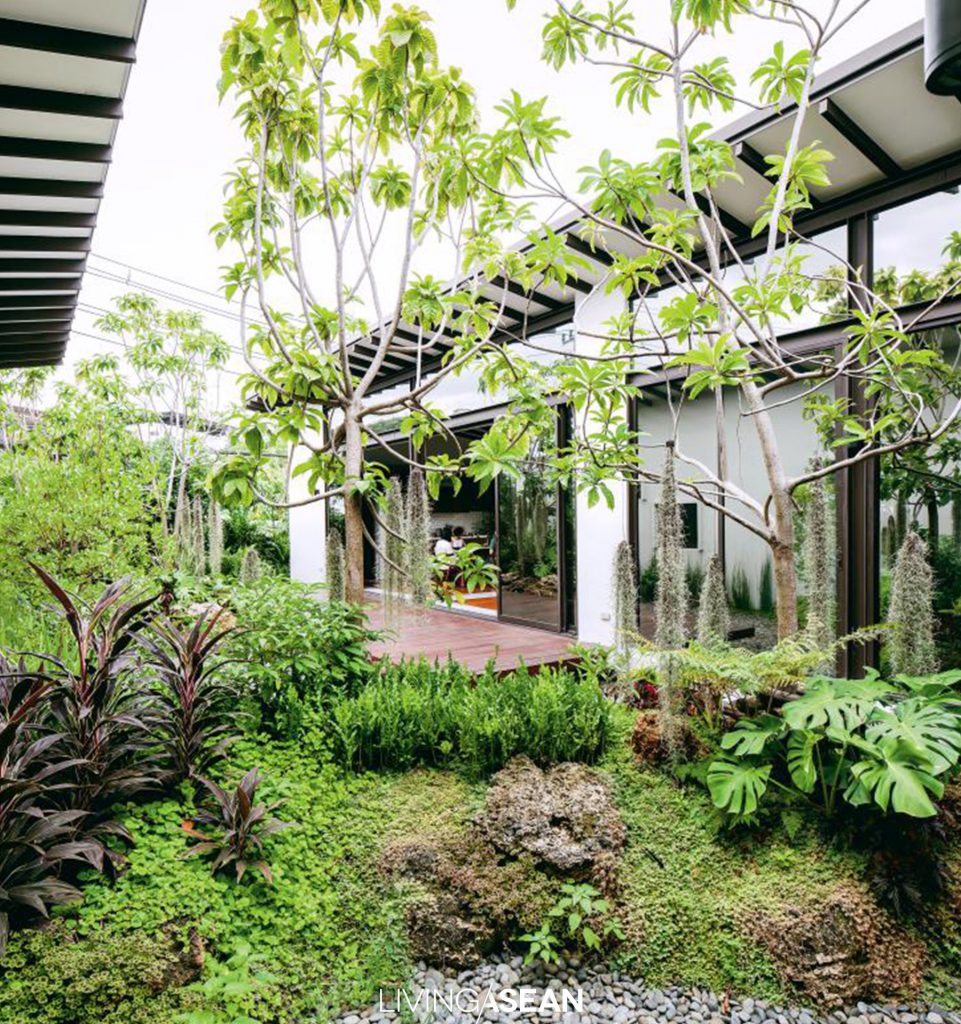 View of A Naturally Peaceful Single-Storey Home / Living Asean