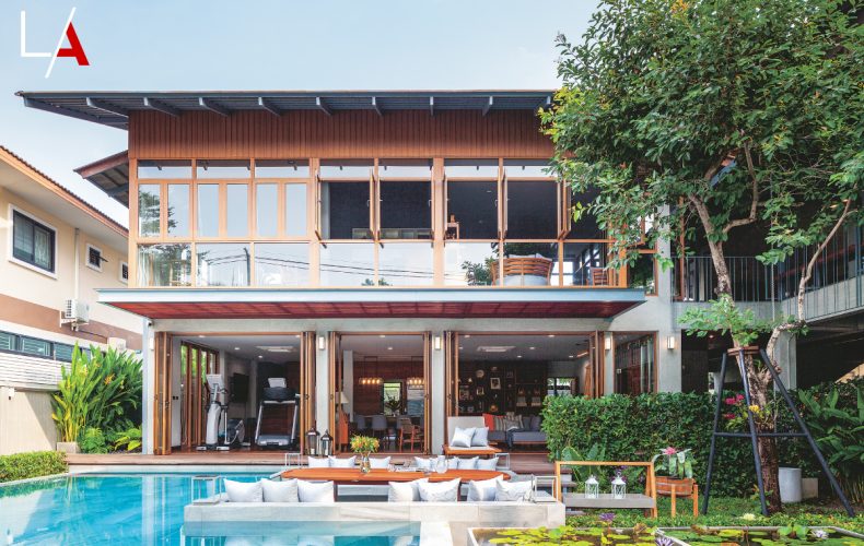 Modern Tropical Home Inspired by Traditional Cluster Homes