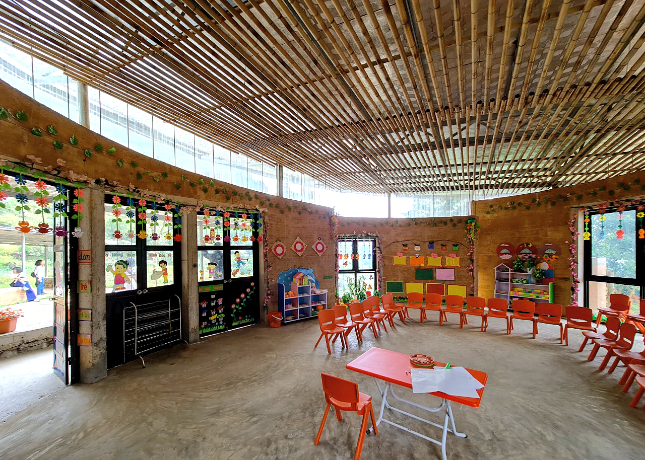 Lung Vai School Rammed Earth School 