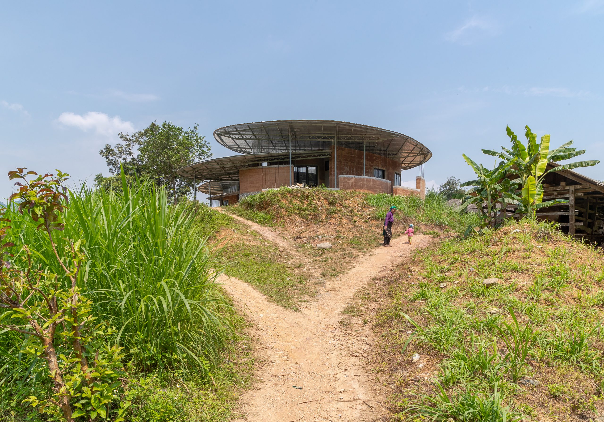 Lung Vai School Rammed Earth School 