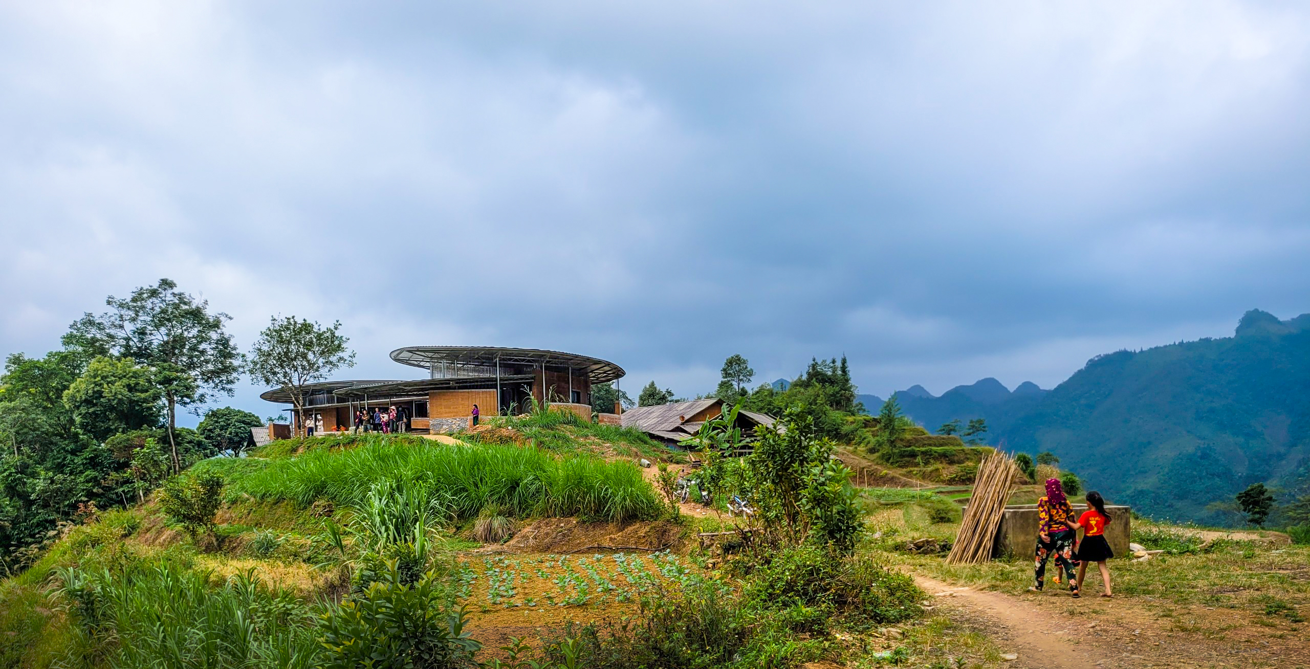 Lung Vai School Rammed Earth School 