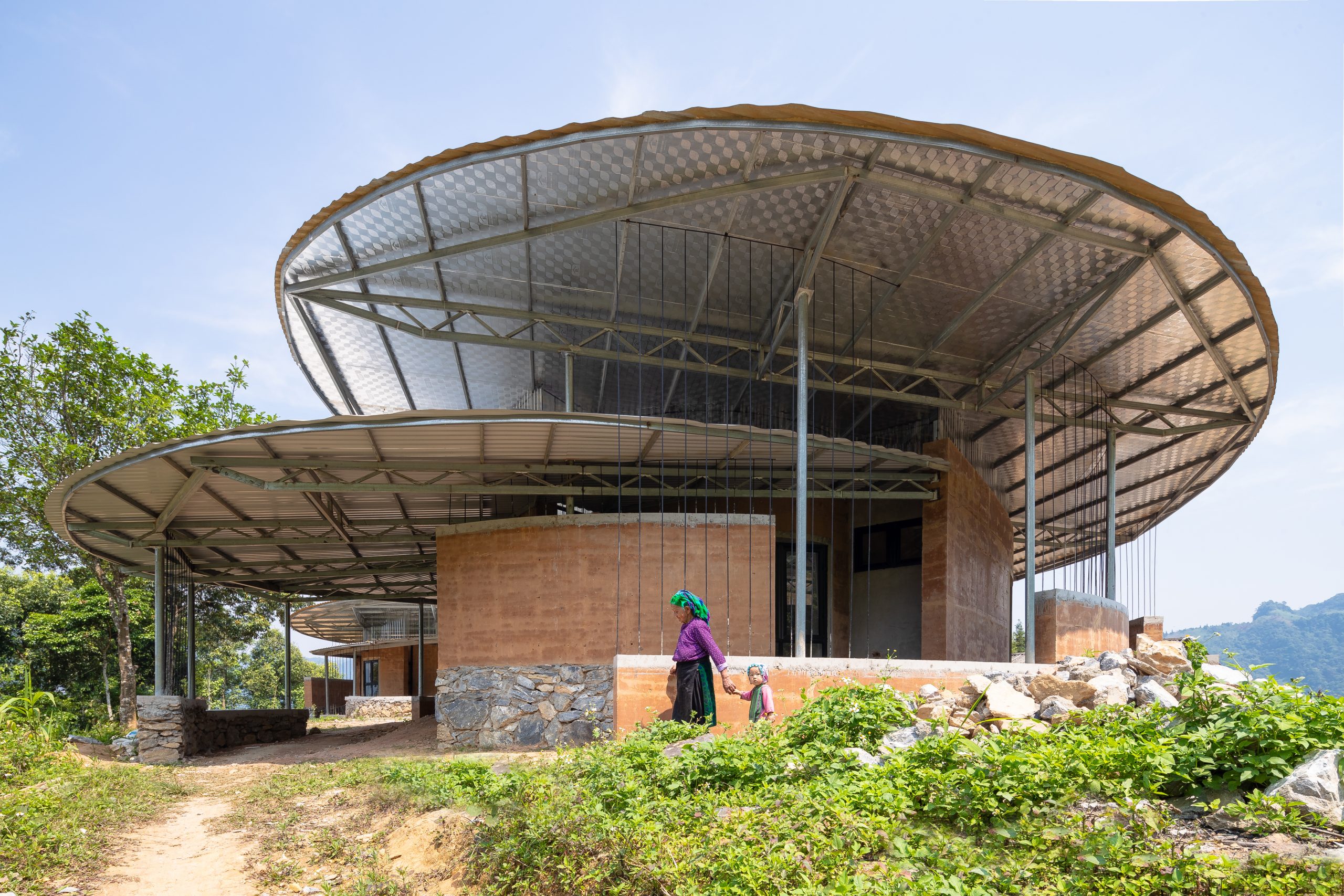 Lung Vai School Rammed Earth School 