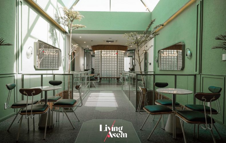 CoCo Cha Taiwan Tea & Coffee: A Coffee Shop in Earth-Toned Green Where the Classic Meets the Modern