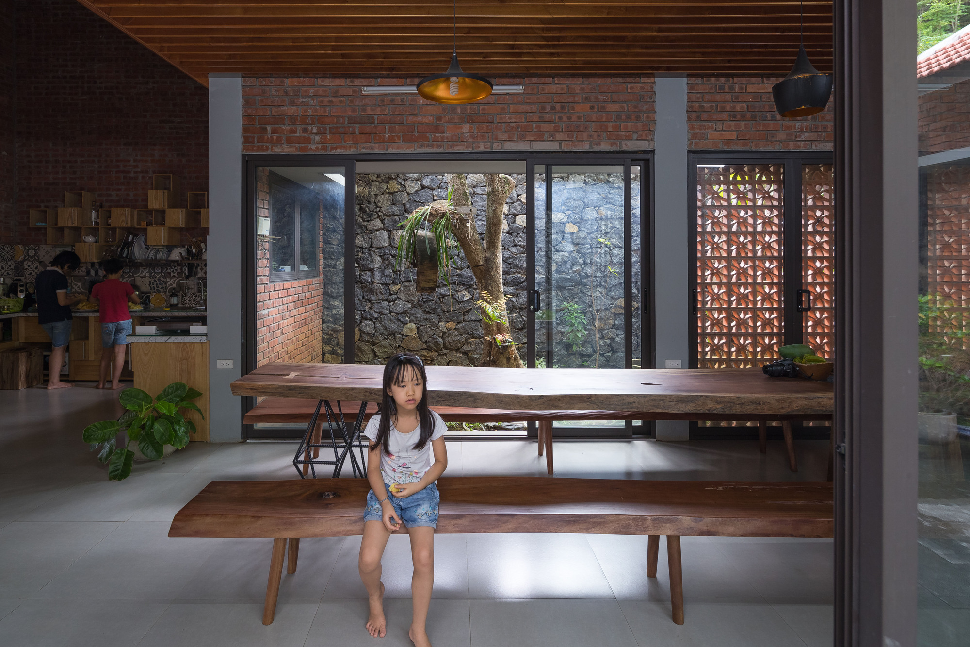 One-Story Brick Home Vietnam