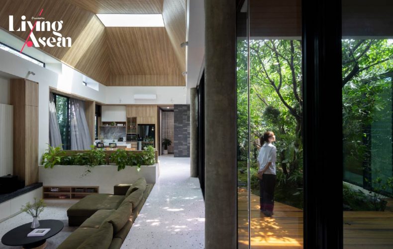 A Single-Story Home That Grows in Company with Trees